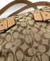 中古・古着 COACH (コーチ) シグネチャー ショルダーバッグ ベージュ：5000円