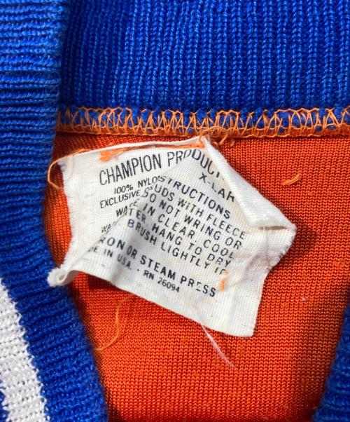 Champion（チャンピオン）Champion (チャンピオン) GALIONフリーススタジャン オレンジ サイズ:XLの古着・服飾アイテム