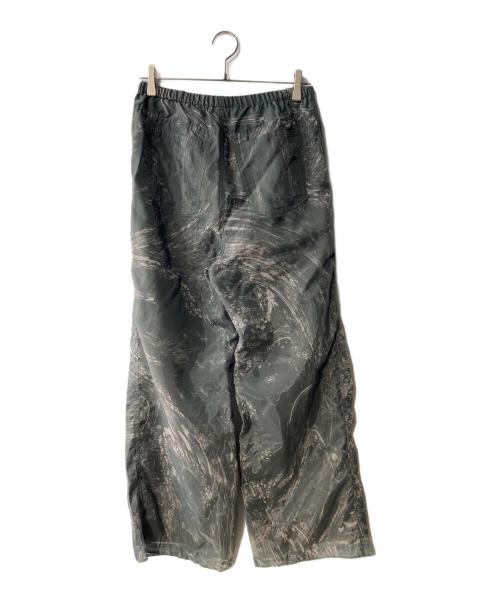 masu（エムエーエスユー）masu (エムエーエスユー) MARBLE BANDANA EASY PANTS グリーン サイズ:44の古着・服飾アイテム