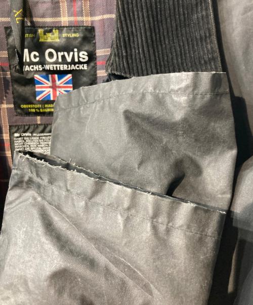 Mc Orvis（マックオルビス）Mc Orvis (マックオルビス) オイルドジャケット ブラック サイズ:XLの古着・服飾アイテム