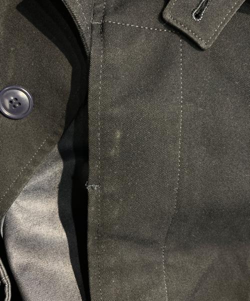 COMME des GARCONS HOMME（コムデギャルソン オム）COMME des GARCONS HOMME (コムデギャルソン オム) 製品染め ミドルステンカラーコート ブラック サイズ:XSの古着・服飾アイテム