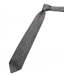 GUCCI（グッチ）の古着「GG柄ネクタイ」｜グレー