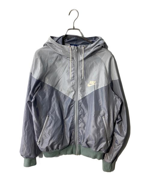 NIKE（ナイキ）NIKE (ナイキ) フーデッドナイロンジャケット グレー サイズ:Mの古着・服飾アイテム