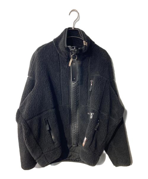 MIHARA YASUHIRO（ミハラヤスヒロ）MIHARA YASUHIRO (ミハラヤスヒロ) wide back boa blouson/ボアブルゾン ブラック サイズ:44の古着・服飾アイテム