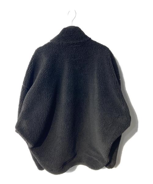 MIHARA YASUHIRO（ミハラヤスヒロ）MIHARA YASUHIRO (ミハラヤスヒロ) wide back boa blouson/ボアブルゾン ブラック サイズ:44の古着・服飾アイテム