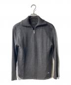 BURBERRY BLACK LABELバーバリーブラックレーベル）の古着「ニットジャケット」｜グレー