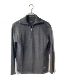 BURBERRY BLACK LABEL（バーバリーブラックレーベル）の古着「ニットジャケット」｜グレー