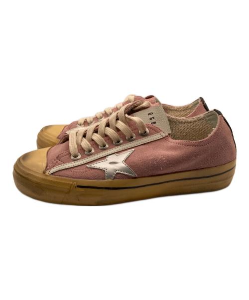GOLDEN GOOSE（ゴールデングース）GOLDEN GOOSE (ゴールデングース) V-star スエードスニーカー ピンク サイズ:38の古着・服飾アイテム