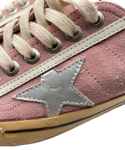 GOLDEN GOOSE（ゴールデングース）GOLDEN GOOSE (ゴールデングース) V-star スエードスニーカー ピンク サイズ:38の古着・服飾アイテム