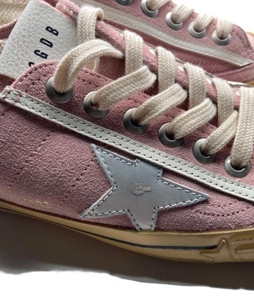 GOLDEN GOOSE（ゴールデングース）GOLDEN GOOSE (ゴールデングース) V-star スエードスニーカー ピンク サイズ:38の古着・服飾アイテム