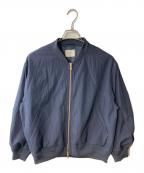 green label relaxingグリーンレーベルリラクシング）の古着「コクーン MA-1 ジャケット」｜ネイビー