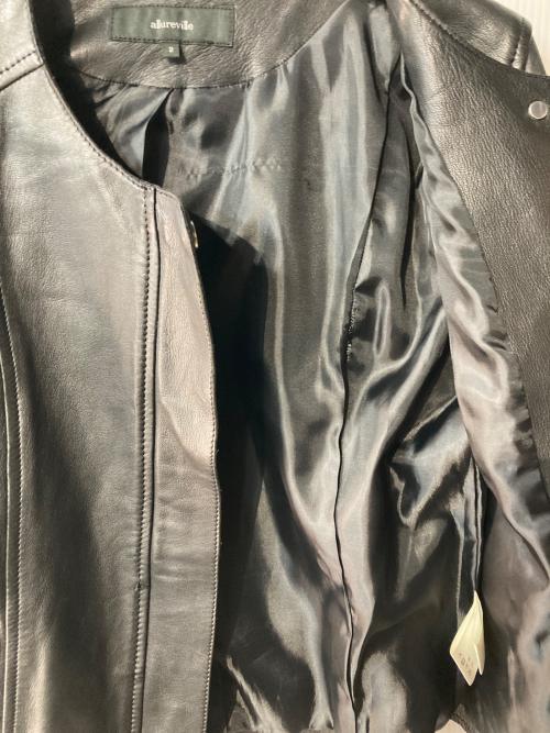 allureville（アルアバイル）allureville (アルアバイル) レザージャケット ブラック サイズ:2の古着・服飾アイテム