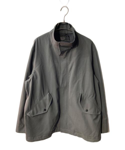 UNITED TOKYO（ユナイテッドトーキョー）UNITED TOKYO (ユナイテッドトーキョー) VISTO WOOL 2WAY スタンドモッズブルゾン グレー サイズ:1の古着・服飾アイテム