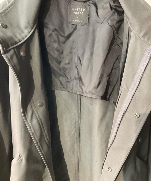 UNITED TOKYO（ユナイテッドトーキョー）UNITED TOKYO (ユナイテッドトーキョー) VISTO WOOL 2WAY スタンドモッズブルゾン グレー サイズ:1の古着・服飾アイテム