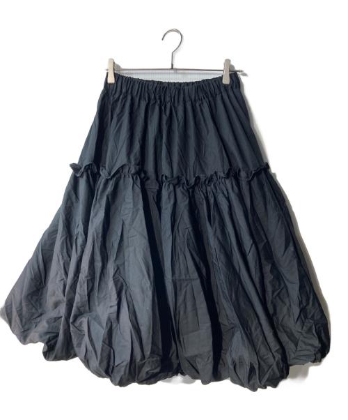 noir kei ninomiya（ノワール ケイ ニノミヤ）noir kei ninomiya (ノワール ケイ ニノミヤ) コットンバルーンスカート ブラック サイズ:Sの古着・服飾アイテム