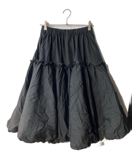 noir kei ninomiya（ノワール ケイ ニノミヤ）noir kei ninomiya (ノワール ケイ ニノミヤ) コットンバルーンスカート ブラック サイズ:Sの古着・服飾アイテム