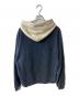 STONE ISLAND (ストーンアイランド) MARINA コットンスウェットバイカラーフーディ ネイビー×ベージュ サイズ:L：25000円