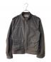 BURBERRY BLACK LABEL（バーバリーブラックレーベル）の古着「クロップドジップアップジャケット」｜ブラック