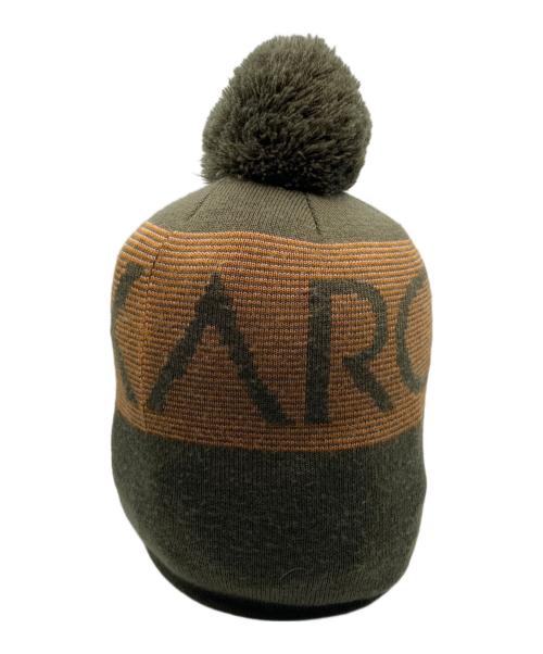 ARC'TERYX（アークテリクス）ARC'TERYX (アークテリクス) ミニストライプ バーナー トーク  ニット帽 グリーンの古着・服飾アイテム