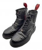 Dr.Martens×WARNER BROSドクターマーチン×ワーナーブラザース）の古着「1460BR 8ホールブーツ」｜ブラック×レッド