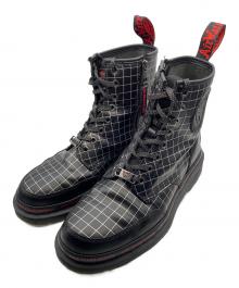 Dr.Martens×WARNER BROS（ドクターマーチン×ワーナーブラザース）の古着「1460BR 8ホールブーツ」｜ブラック×レッド