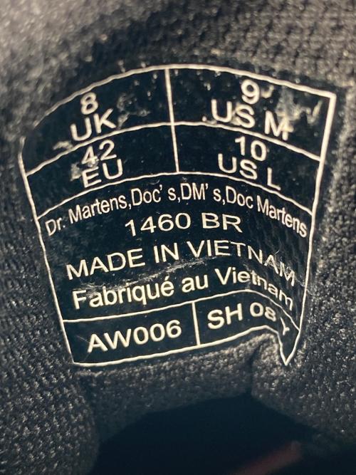 Dr.Martens（ドクターマーチン）Dr.Martens (ドクターマーチン) WARNER BROS (ワーナーブラザース) 1460BR 8ホールブーツ ブラック×レッド サイズ:UK8の古着・服飾アイテム