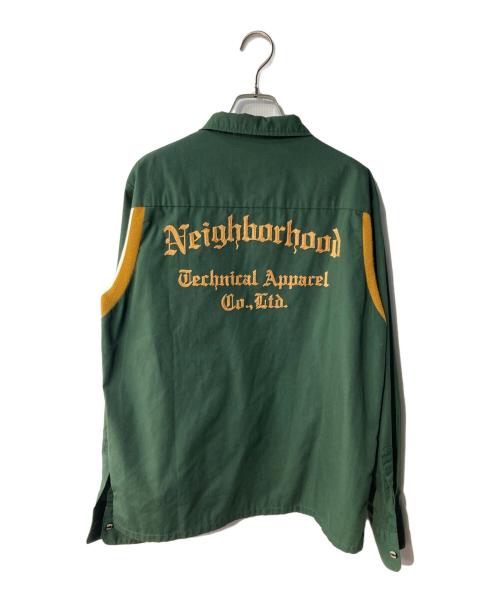 NEIGHBORHOOD（ネイバーフッド）NEIGHBORHOOD (ネイバーフッド) ボーリングシャツ グリーン サイズ:Mの古着・服飾アイテム