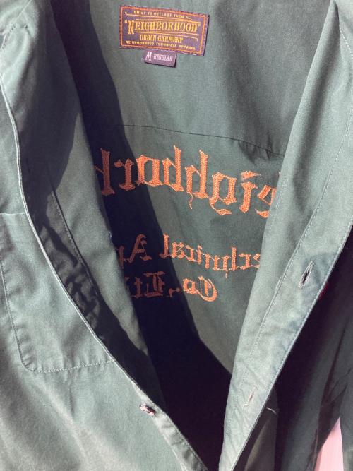 NEIGHBORHOOD（ネイバーフッド）NEIGHBORHOOD (ネイバーフッド) ボーリングシャツ グリーン サイズ:Mの古着・服飾アイテム