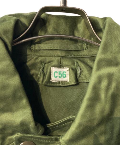 Swedish Army（スウェーデン軍）Swedish Army (スウェーデン軍) Ｍ-59 ミリタリーコート グリーン サイズ:C56の古着・服飾アイテム