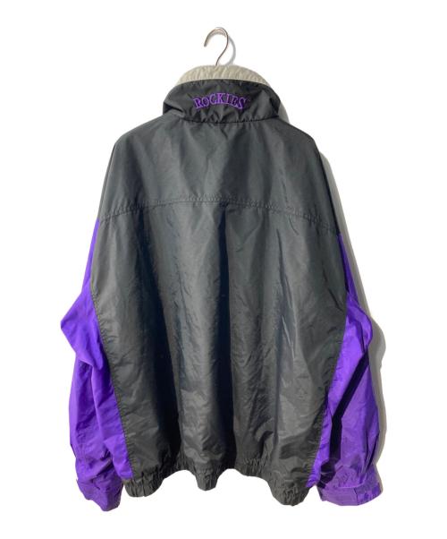 Columbia（コロンビア）Columbia (コロンビア) MLB ロッキーズ ナイロンジャケット パープル サイズ:XLの古着・服飾アイテム