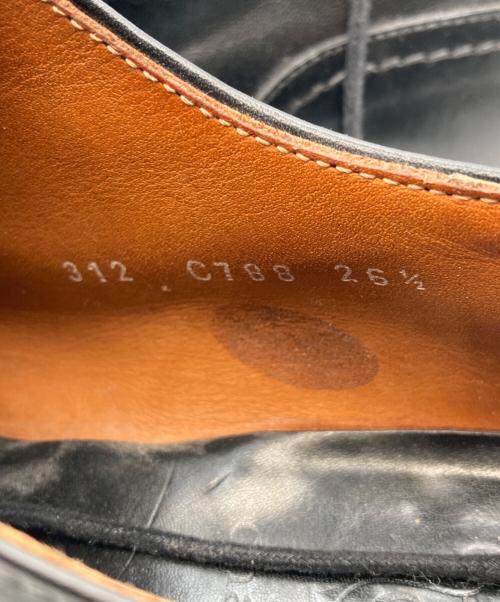 chausser（ショセ）chausser (ショセ) プレーントゥシューズ ブラック サイズ:26 1/2の古着・服飾アイテム