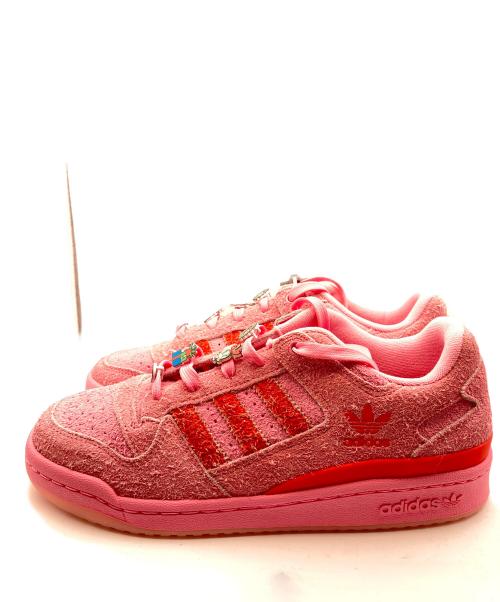 adidas（アディダス）adidas (アディダス) The Grinch (グリンチ) Forum Low CL The Grinch ローカットスニーカー ピンク サイズ:26.0cmの古着・服飾アイテム