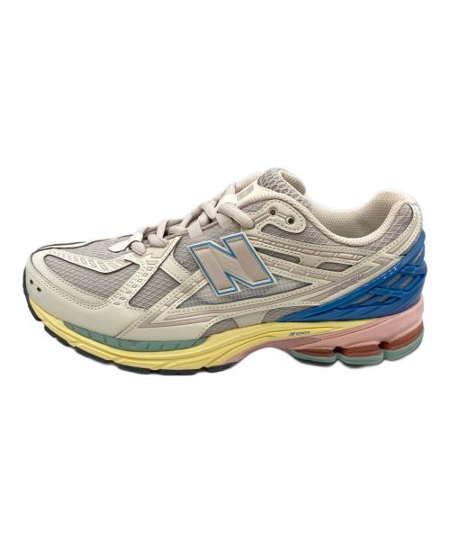 NEW BALANCE（ニューバランス）NEW BALANCE (ニューバランス) ローカットスニーカー ホワイト×ブルー サイズ:27cmの古着・服飾アイテム