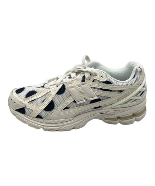 NEW BALANCE（ニューバランス）NEW BALANCE (ニューバランス) ローカットスニーカー ホワイト×ブラック サイズ:27cmの古着・服飾アイテム