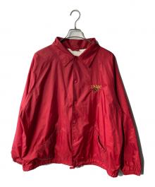 USED×USMC（USED×ユーエスエムシー）の古着「コーチジャケット」｜レッド