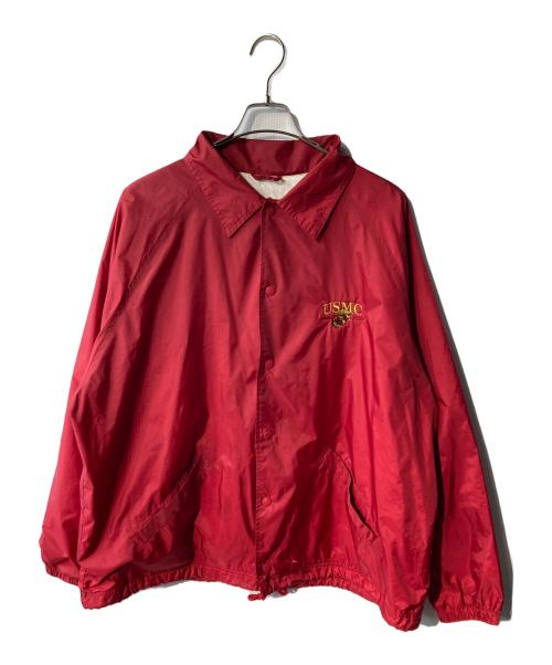 USED（USED）USED (USED) USMC (ユーエスエムシー) コーチジャケット レッド サイズ:XLの古着・服飾アイテム
