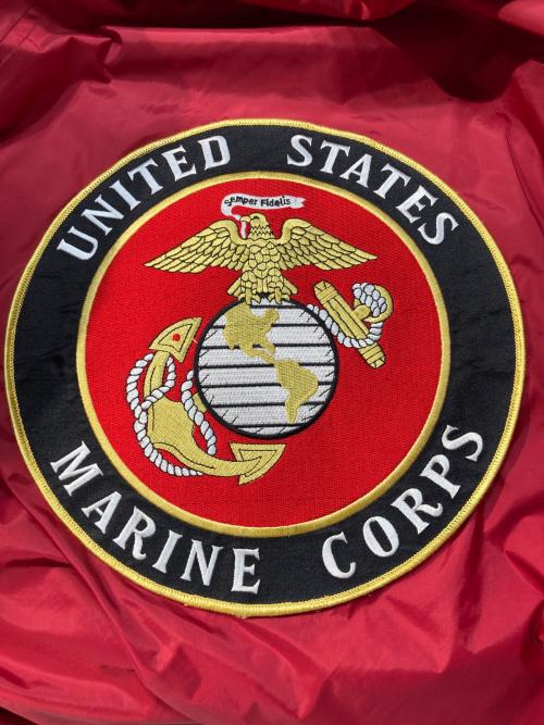 USED（USED）USED (USED) USMC (ユーエスエムシー) コーチジャケット レッド サイズ:XLの古着・服飾アイテム