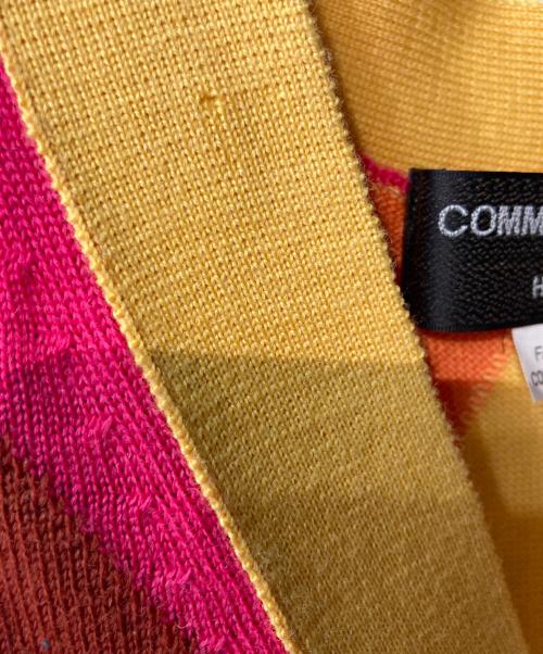 COMME des GARCONS HOMME PLUS（コムデギャルソンオムプリュス）COMME des GARCONS HOMME PLUS (コムデギャルソンオムプリュス) Argyle Vest ニットベスト イエロー サイズ:Lの古着・服飾アイテム