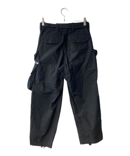 sacai（サカイ）sacai (サカイ) 21AW Cotton Oxford Pants カーゴパンツ ブラックの古着・服飾アイテム