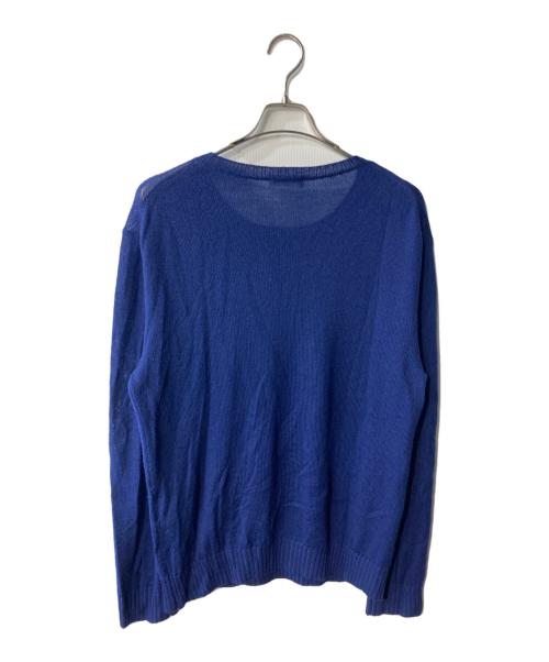 JIL SANDER+（ジルサンダープラス）JIL SANDER+ (ジルサンダープラス) クーネックニット ネイビー サイズ:48の古着・服飾アイテム