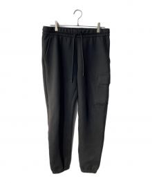 mackage（マッカージュ）の古着「スウェットカーゴパンツ」｜ブラック
