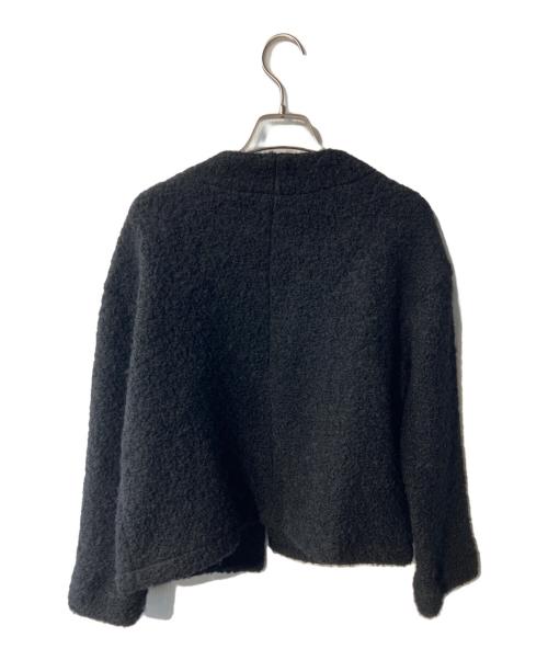 UNTITLED（アンタイトル）UNTITLED (アンタイトル) ウールノーカラージャケット ブラック サイズ:2の古着・服飾アイテム