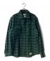 WOOLRICH（ウールリッチ）の古着「コラボウールチェックシャツ」｜グリーン