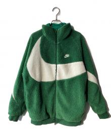 NIKE（ナイキ）の古着「スウッシュ フルジップ ボアジャケット」｜グリーン