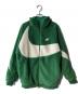 NIKE（ナイキ）の古着「スウッシュ フルジップ ボアジャケット」｜グリーン
