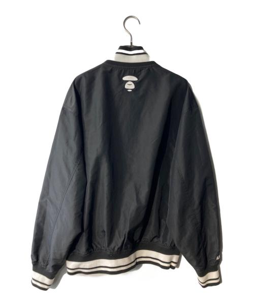 Aape BY A BATHING APE（エーエイプ バイ アベイシングエイプ）AAPE BY A BATHING APE (エーエイプ バイ アベイシングエイプ) スタジアムジャンパー ブラック サイズ:Mの古着・服飾アイテム