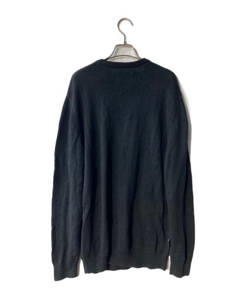 stussy（ステューシー）stussy (ステューシー) ダイスニット ブラック サイズ:Mの古着・服飾アイテム