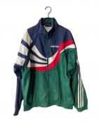 adidasアディダス）の古着「ナイロントラックジャケット」｜ネイビー