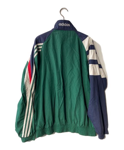 adidas（アディダス）adidas (アディダス) ナイロントラックジャケット ネイビー サイズ: F174の古着・服飾アイテム