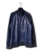 BURBERRY BLACK LABELバーバリーブラックレーベル）の古着「ナイロン切替トラックジャケット」｜ネイビー